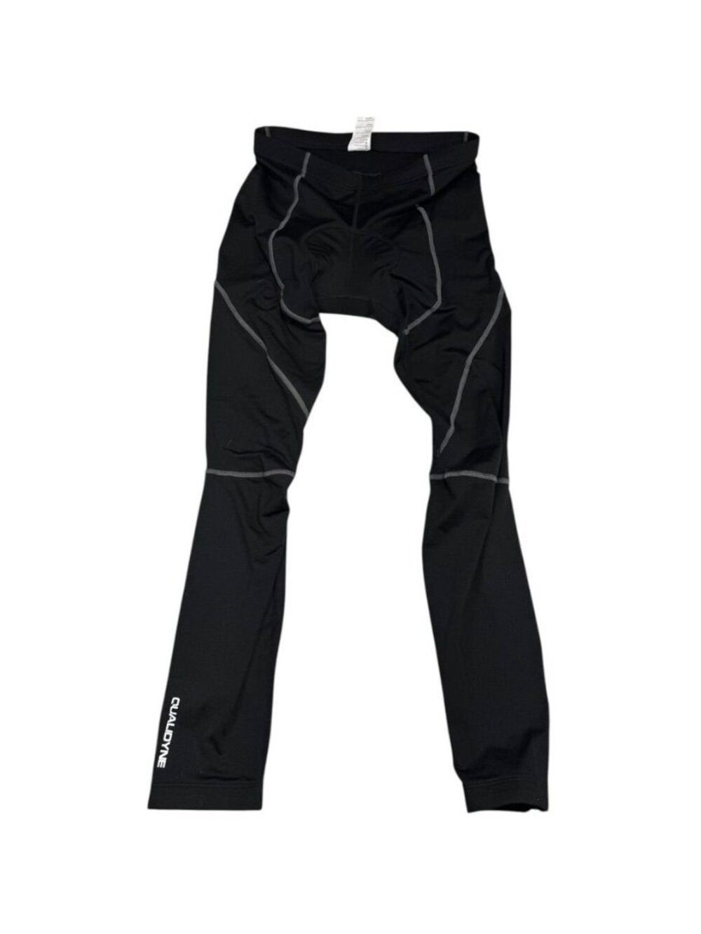 Qualidyne Men's Cycling Padded Pants Black Size Medium